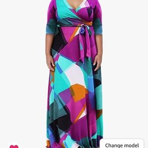 Multicolor Maxi Dress